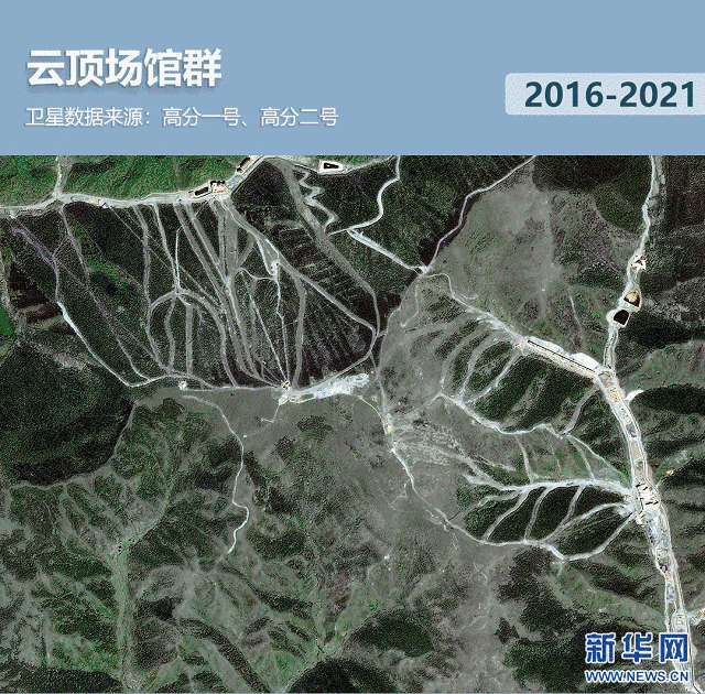 衛(wèi)星見證，這里如何變身“冬奧小城”