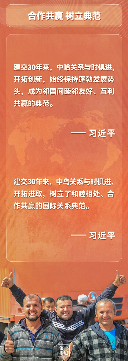 第一報(bào)道 | 建交三十年，習(xí)主席這樣評(píng)價(jià)與中亞五國(guó)關(guān)系