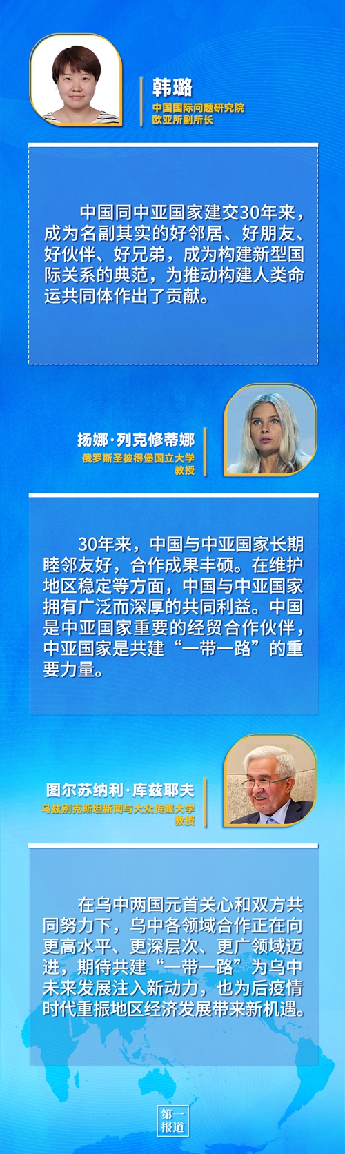第一報(bào)道 | 建交三十年，習(xí)主席這樣評(píng)價(jià)與中亞五國(guó)關(guān)系
