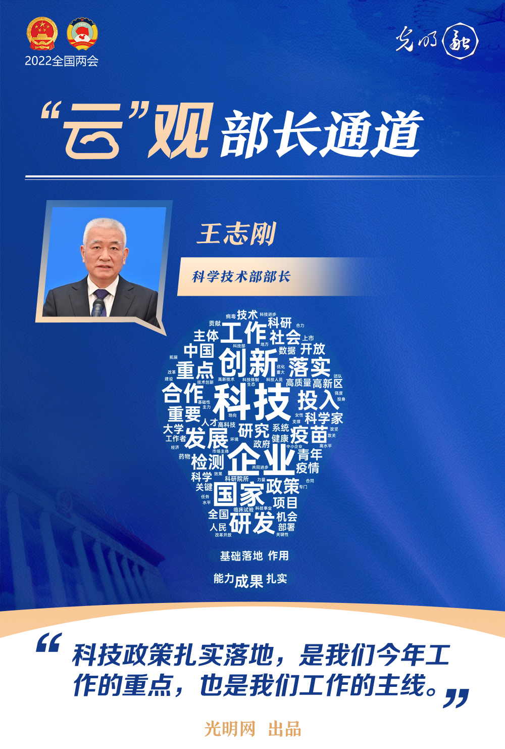 【“云”觀部長(zhǎng)通道】一組詞云海報(bào)，帶你聆聽三位部長(zhǎng)今年工作規(guī)劃