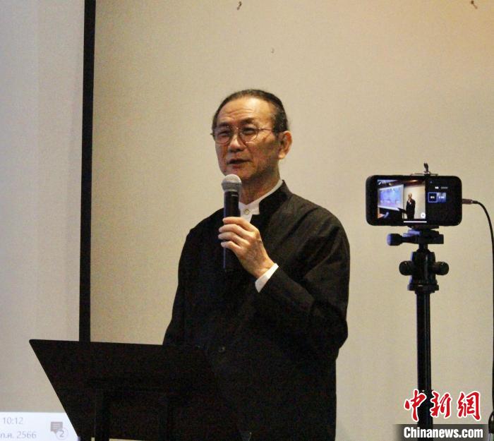 泰國泰中商務委員會主席邱威功致辭。<a target='_blank' href='/' _fcksavedurl='/'><p  align=