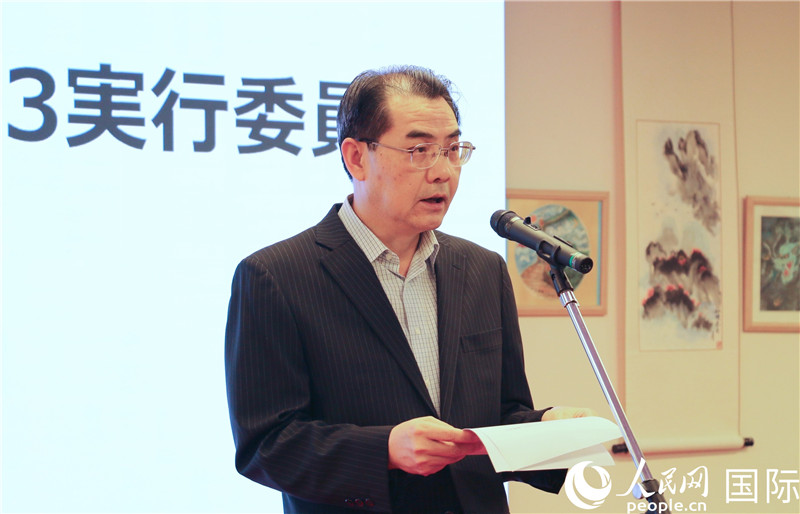 中國(guó)駐日本大使吳江浩致辭。人民網(wǎng) 許可攝