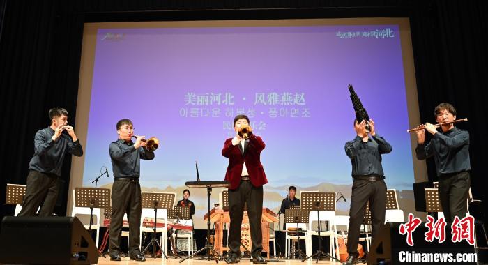 圖為音樂會(huì)現(xiàn)場?！∈谞栔袊幕行墓﹫D