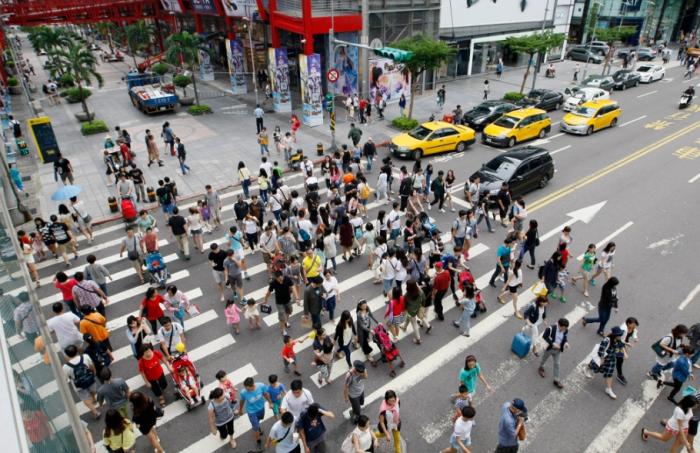 圖為信義商圈。圖片來源：臺灣“中時新聞網(wǎng)”。