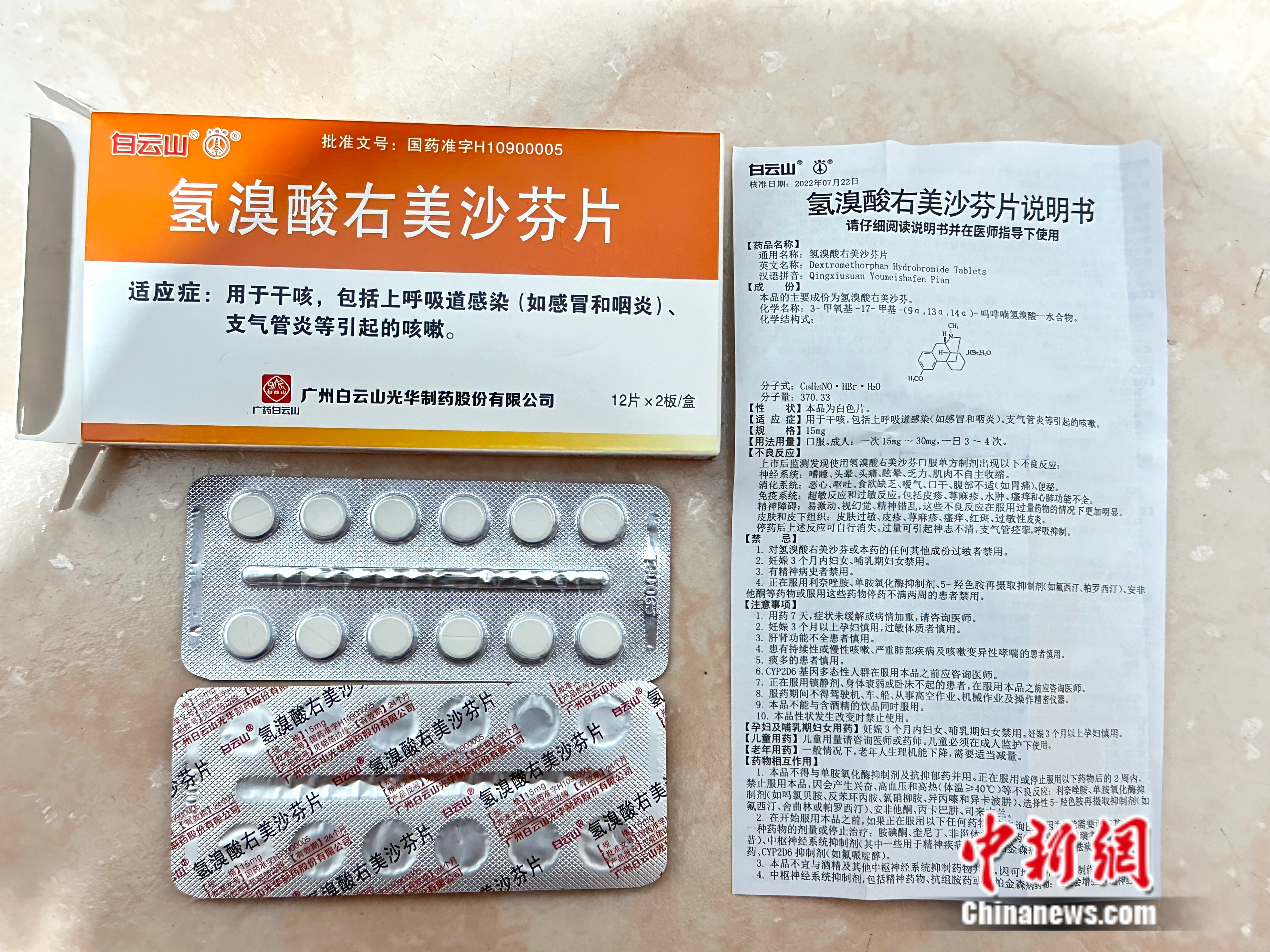 右美沙芬。受訪者供圖