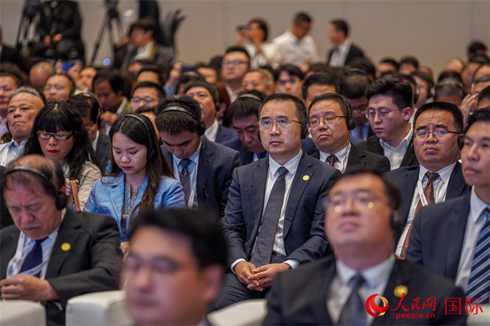 2023中國（浙江）—泰國合作交流會現(xiàn)場。普拉維攝
