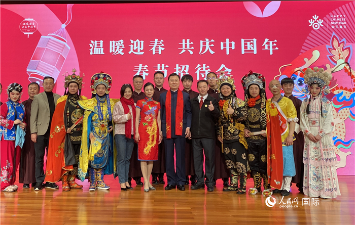 當(dāng)?shù)貢r(shí)間2月5日晚，中國駐美國大使館舉辦僑學(xué)界專場(chǎng)春節(jié)招待會(huì)。 人民網(wǎng)記者 李志偉攝
