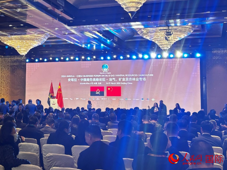 2024安哥拉—中國商務(wù)高峰論壇現(xiàn)場。人民網(wǎng)記者 張榮攝
