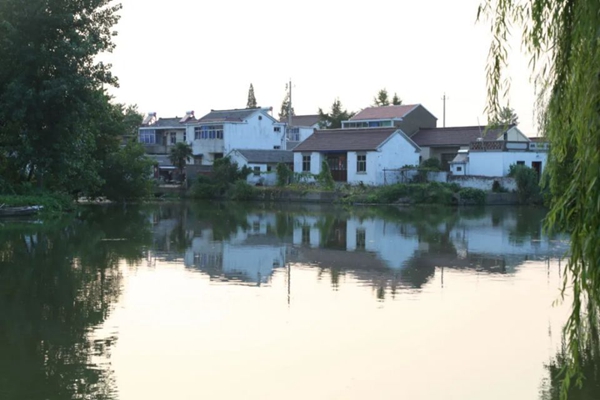 江蘇省揚州市寶應縣柳堡鎮(zhèn)團莊村村景。江蘇鄉(xiāng)村規(guī)劃建設研究會供圖
