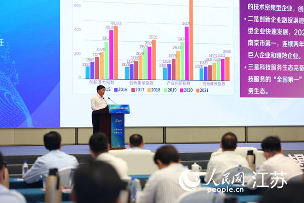 2022南京江北新區(qū)創(chuàng)新活力指數(shù)發(fā)布。江北新區(qū)供圖