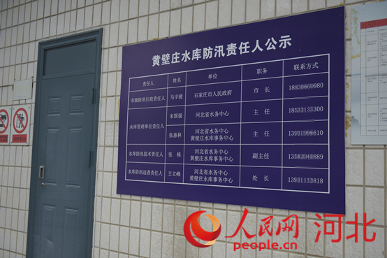 防汛責(zé)任人公示牌。人民網(wǎng)祝龍超攝