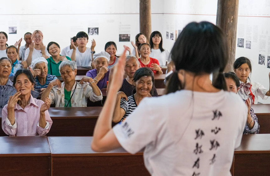 天津大學(xué)實(shí)踐隊(duì)開展暑期社會(huì)實(shí)踐。天津大學(xué)供圖