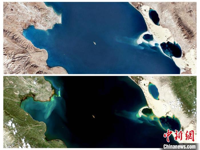 衛(wèi)星鳥瞰“生態(tài)大省”青海：沙化治理明顯，青海湖如藍(lán)寶石