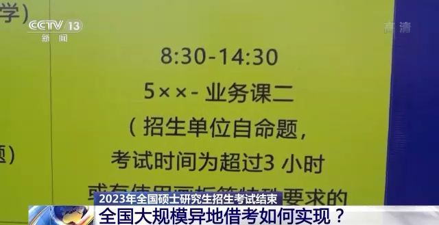 2023年研考結(jié)束 全國(guó)大規(guī)模異地借考如何實(shí)現(xiàn)？