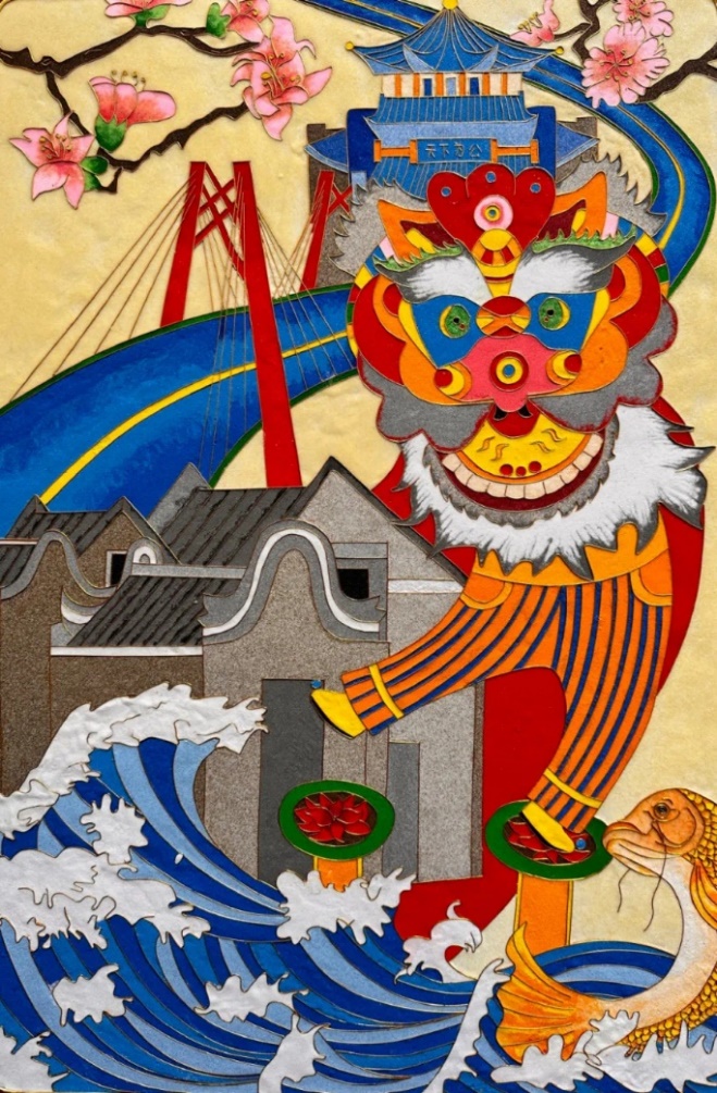 中小學(xué)生創(chuàng)新創(chuàng)意設(shè)計成果首次登上文博會。參展觀眾供圖