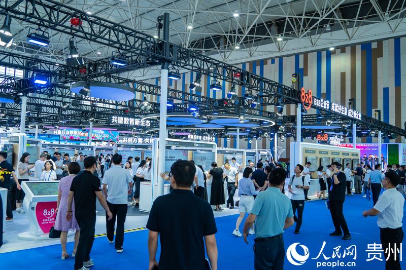 2、2024數(shù)博會(huì)共吸引400余家展商參展。人民網(wǎng) 陽(yáng)茜攝.jpg