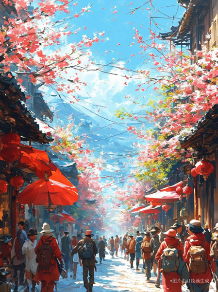 【巳巳如意萬(wàn)象新】漫評(píng)丨紅紅火火中國(guó)年，照見(jiàn)新年新圖景