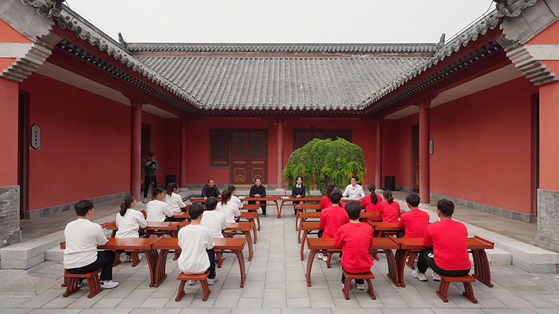 “一塊豆腐話清廉”思政課。滁州市委網(wǎng)信辦供圖