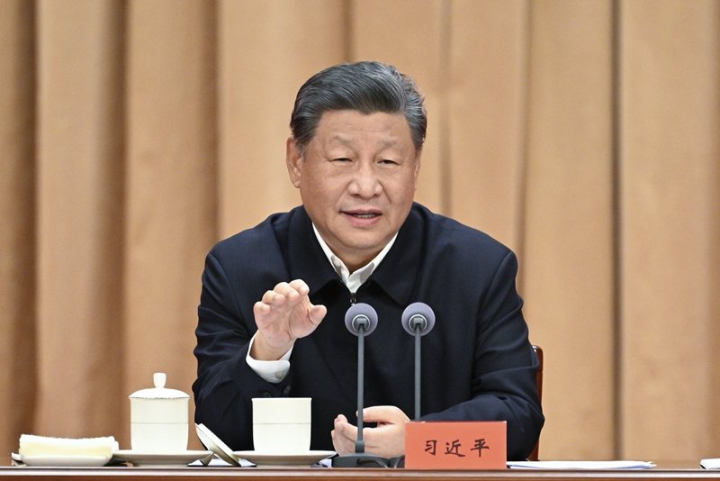 2024年10月29日，習(xí)近平在省部級(jí)主要領(lǐng)導(dǎo)干部學(xué)習(xí)貫徹黨的二十屆三中全會(huì)精神專題研討班開班式上發(fā)表重要講話。