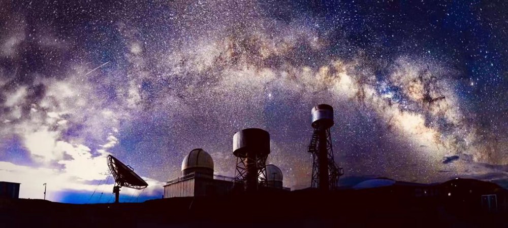 阿里暗夜星空。貢覺群培攝