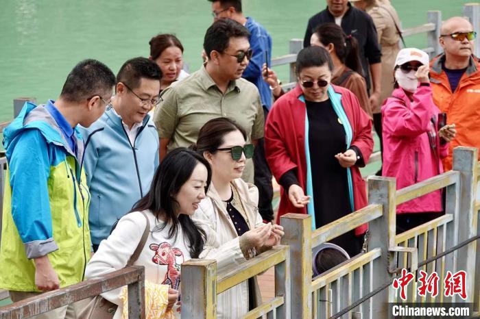 全國新的社會階層人士服務(wù)團(tuán)考察林芝巴河鎮(zhèn)生態(tài)保護(hù)項目?！∧岈?shù)┰龉﹫D