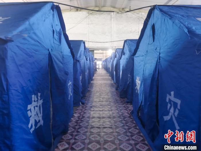 那曲火車站集中健康監(jiān)測點。　中國鐵路青藏集團有限公司拉薩車務段 供圖